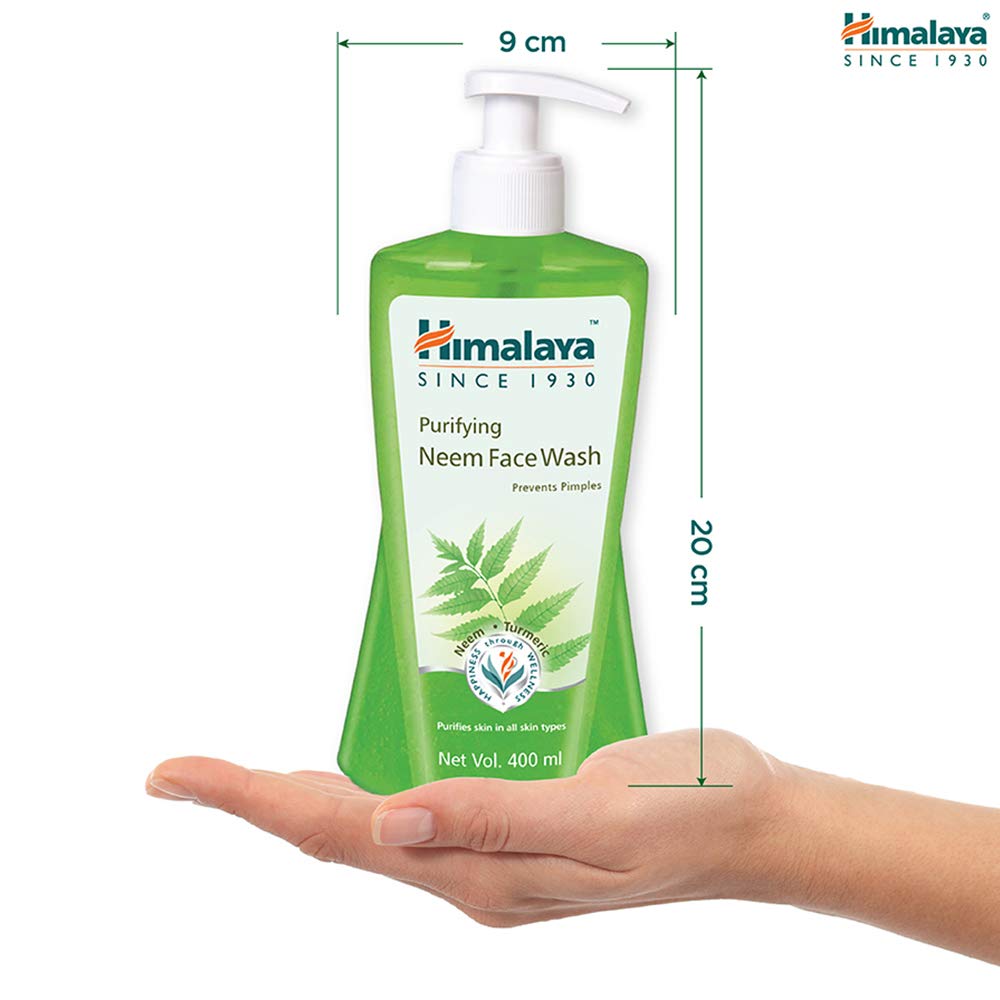 Himalaya Purifying Neem Face Wash 400ml (Pack of 2)
