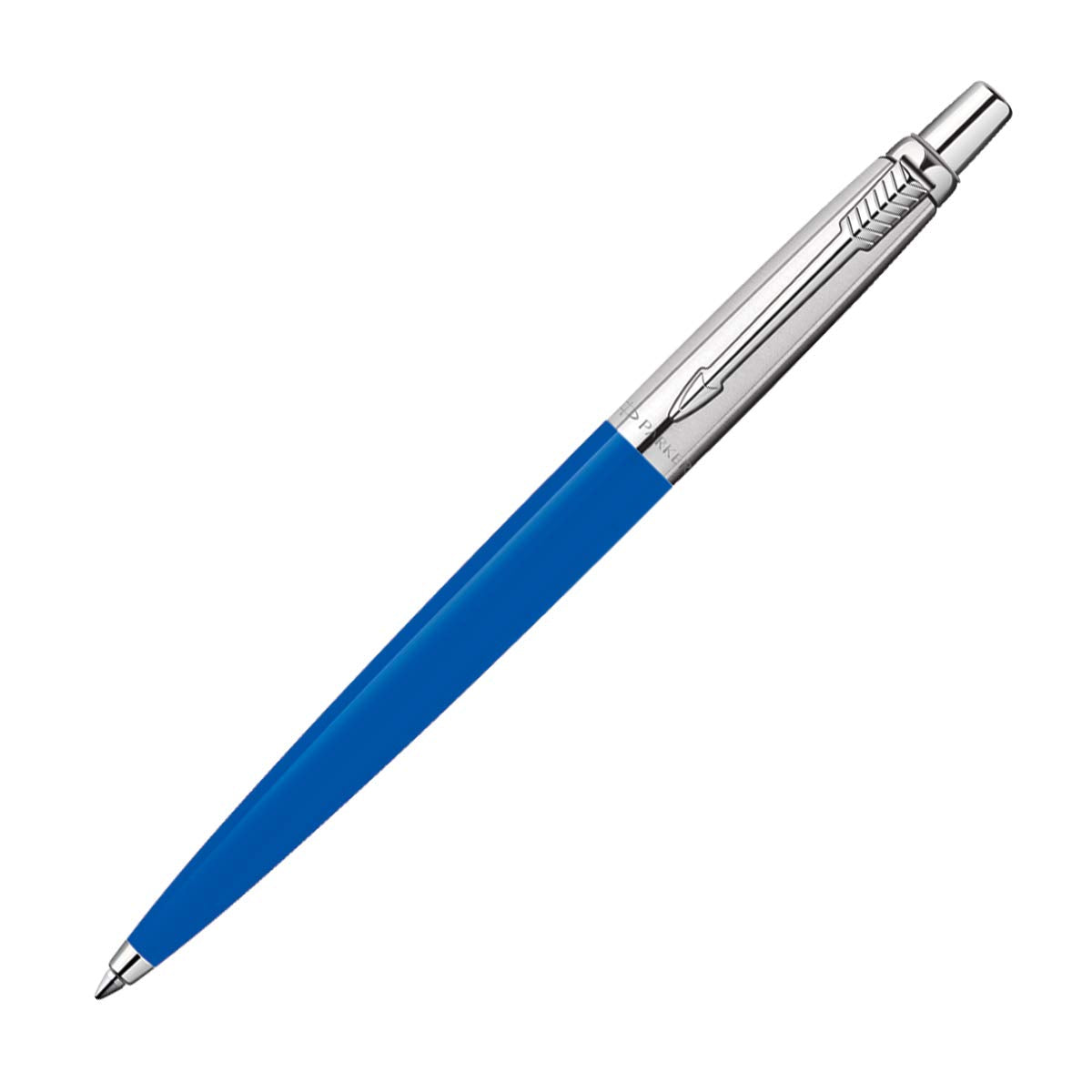 Parker Jotter London Standard Blue Retractable Ballpoint Pen, Blue Ink, 10/Pack
