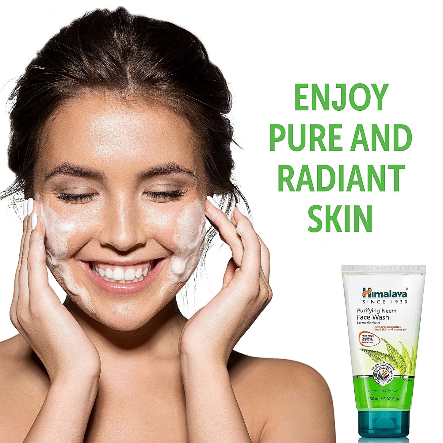 Himalaya Purifying Neem Face Wash 150ml (Pack of 2)