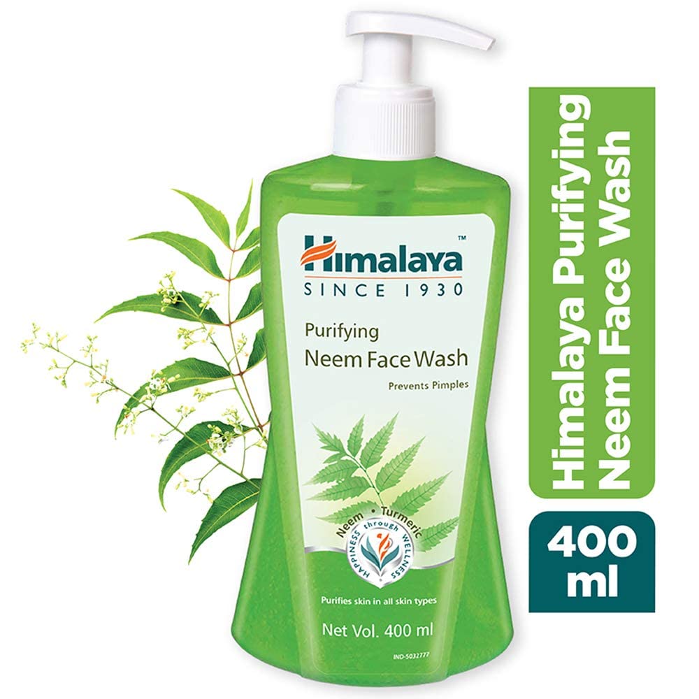 Himalaya Purifying Neem Face Wash 400ml (Pack of 2)