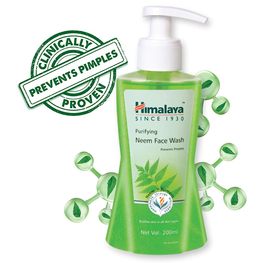 Himalaya Purifying Neem Face Wash 200ml (Pack of 2)