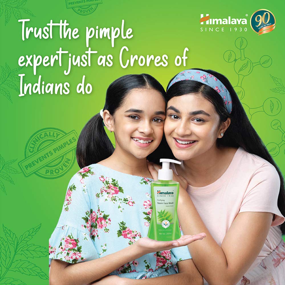 Himalaya Purifying Neem Face Wash 200ml (Pack of 2)