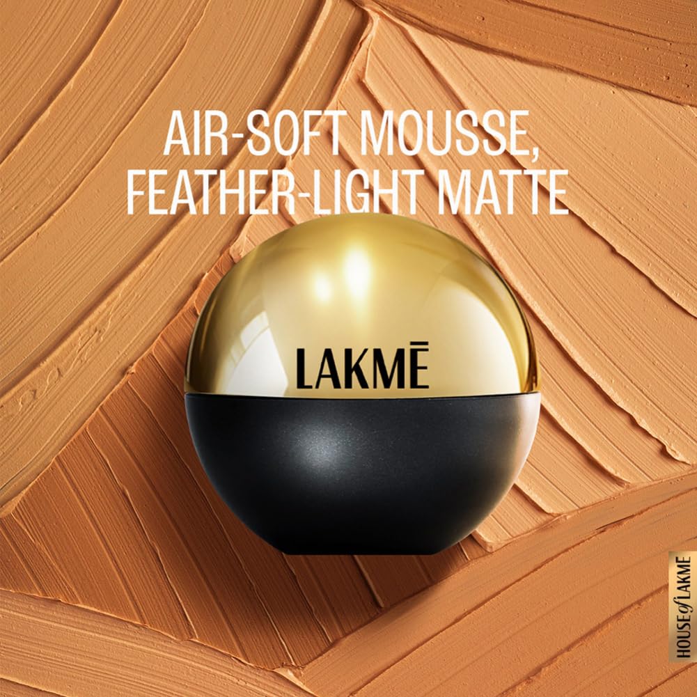 Lakme Absolute Skin Natural Mousse Ivory Fair 01 with SPF, 25g (Pack of 2)