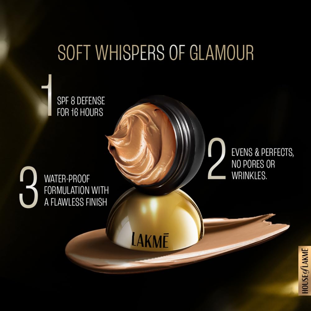 Lakme Absolute Skin Natural Mousse Ivory Fair 01 with SPF, 25g (Pack of 2)