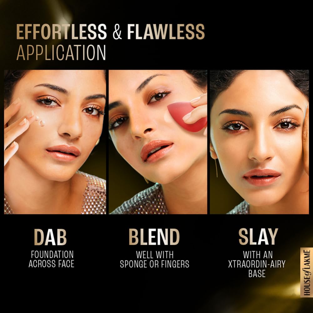 Lakme Absolute Skin Natural Mousse Ivory Fair 01 with SPF, 25g (Pack of 2)