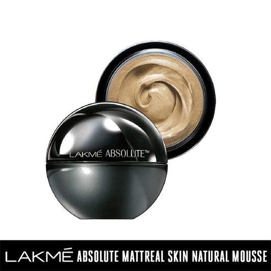 Lakme Absolute Skin Natural Mousse Ivory Fair 01 with SPF, 25g (Pack of 2)