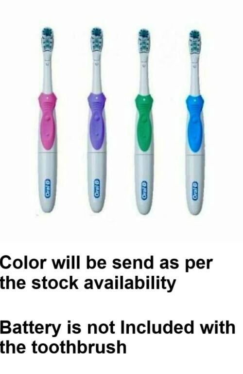 Oral B Cross Action battery Powered Anti Bacterial Electric Toothbrush