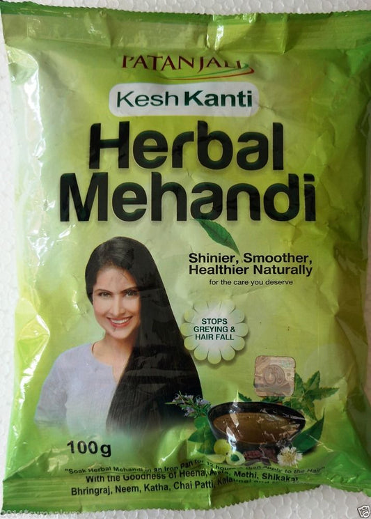 Patanjali Herbal Henna Mehandi 150gm (Pack of 10)